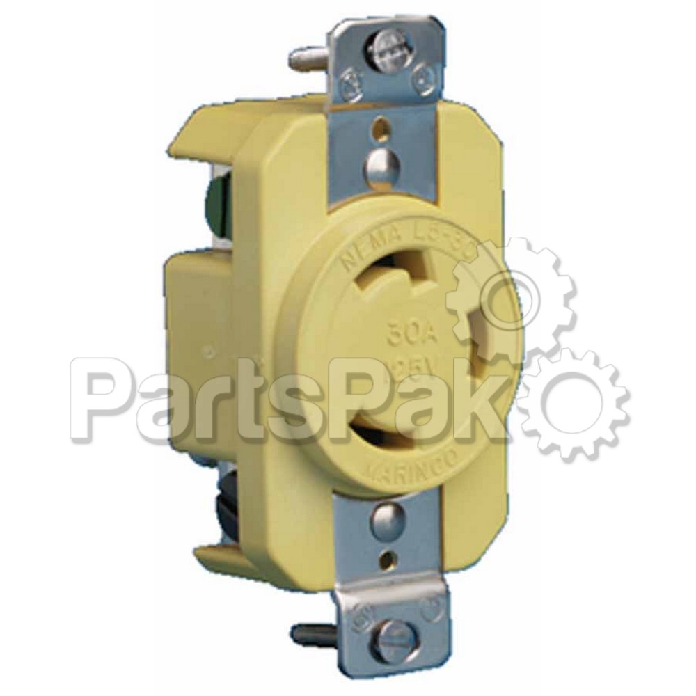 Marinco (Actuant Electrical) 305CRR; Single Receptacle 30A Locking