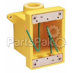 Marinco (Actuant Electrical) 6083CR; F.D. Fiberglass Boxes-Yellow; LNS-69-6083CR