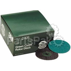 3M 01397; 2In Green Corps Roloc 36 Grit