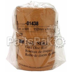 3M 01435; 6In Gold Stikit Roll Disc P320