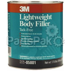 3M 05801; Lightweight Body Filler - Gallon