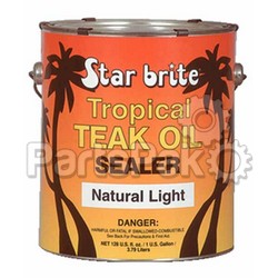Star Brite 87900; Tropical Teak Sealer Light Gallon