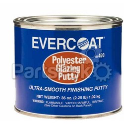 Evercoat 100400; Polyester Glazing Putty 20 Oz.; LNS-75-100400