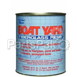 Evercoat 100518; Boat Yard Resin Quart W/Wax