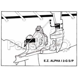 EZ Steer EZ37002; Outboard Connection Kit,Mercury Alpha 1-2C