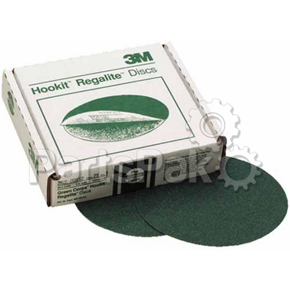 3M 00521; 8In Green Corp Hookit Disc 80G