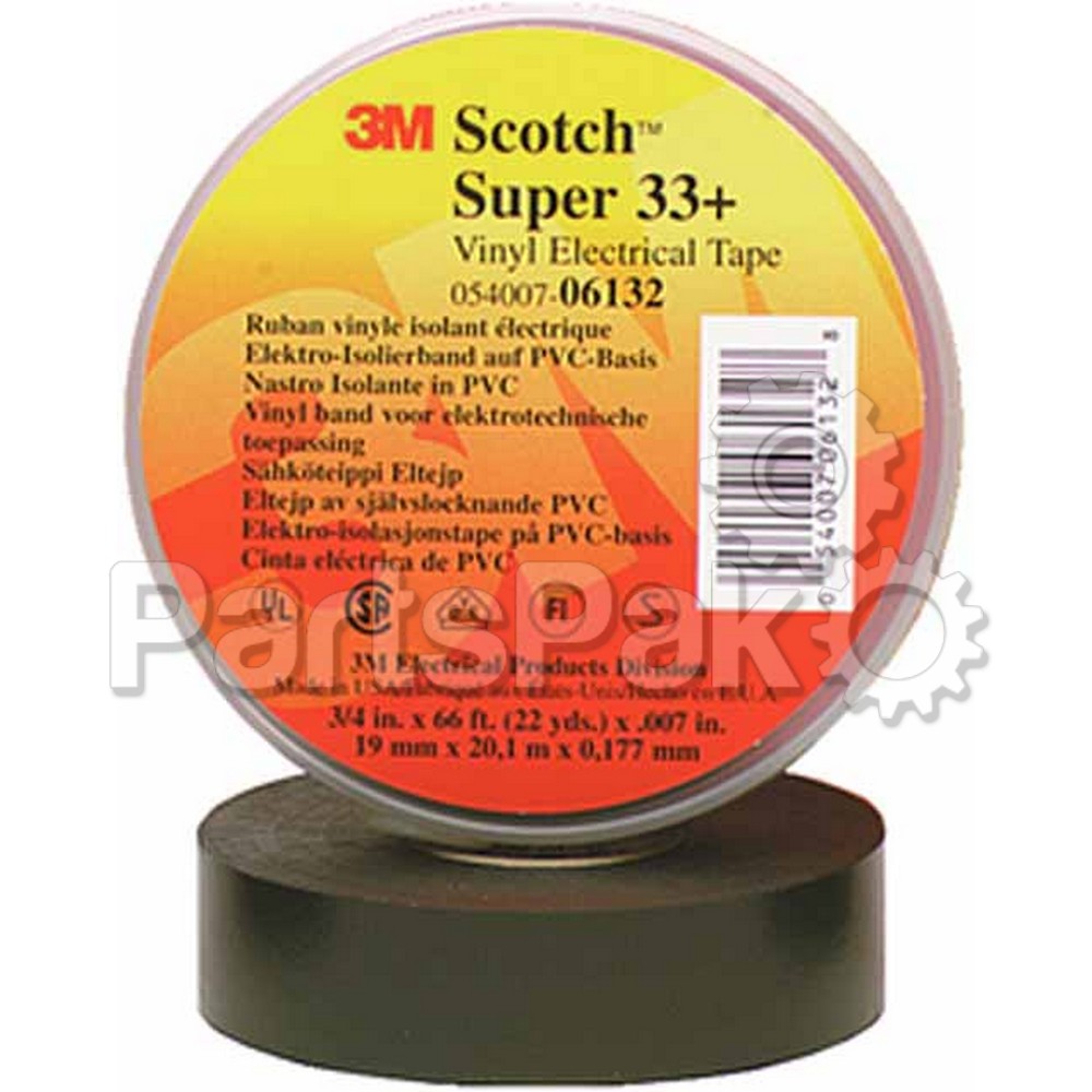 3M 06132; 33+ Electrical Tape 3/4 X 66