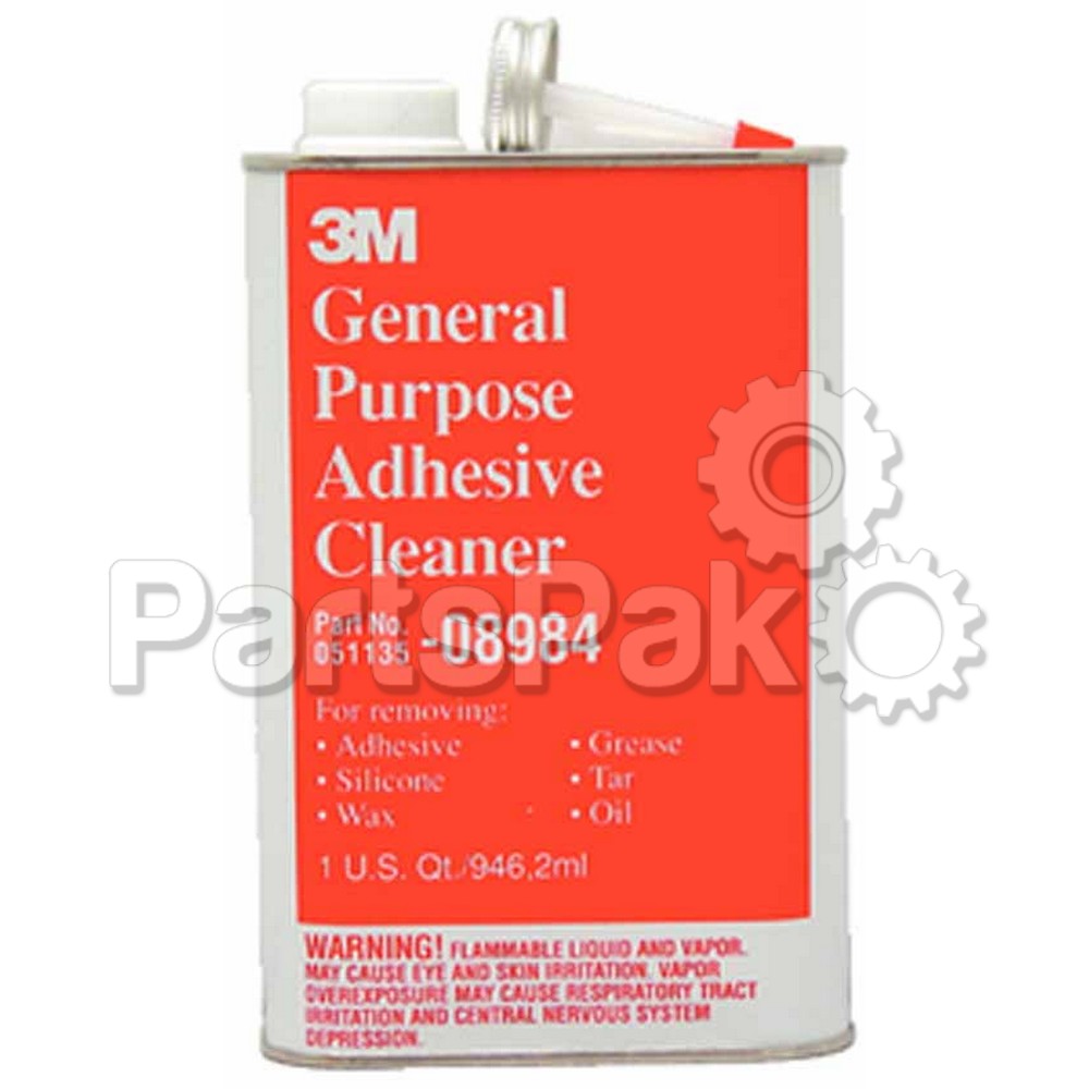 3M 08984; Adhesive Cleaner - Qt