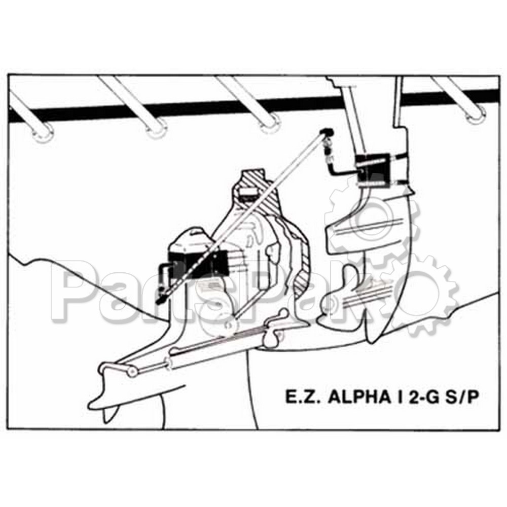 EZ Steer EZ37002; Outboard Connection Kit,Mercury Alpha 1-2C