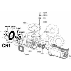 Raritan CR1; Dischg Impeller/Macerator Assembly; LNS-78-CR1