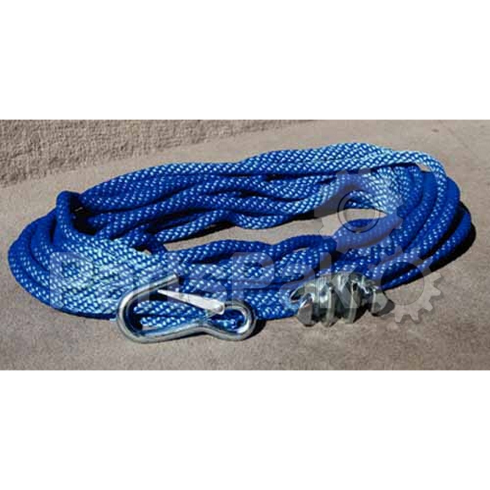 Panther 757000; Anchor Rope 50 ft Ropecleat,Snp Hk