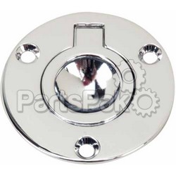 Perko 1232DP1CHR; Flush Round Ring Pull 1-5/8; LNS-9-1232DP1CHR