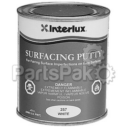 Interlux 257P; Surfacing Putty - White-Pint