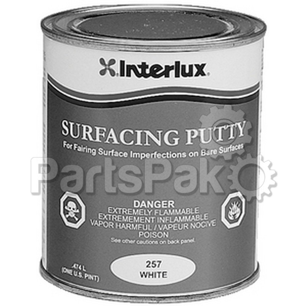 Interlux 257P; Surfacing Putty - White-Pint