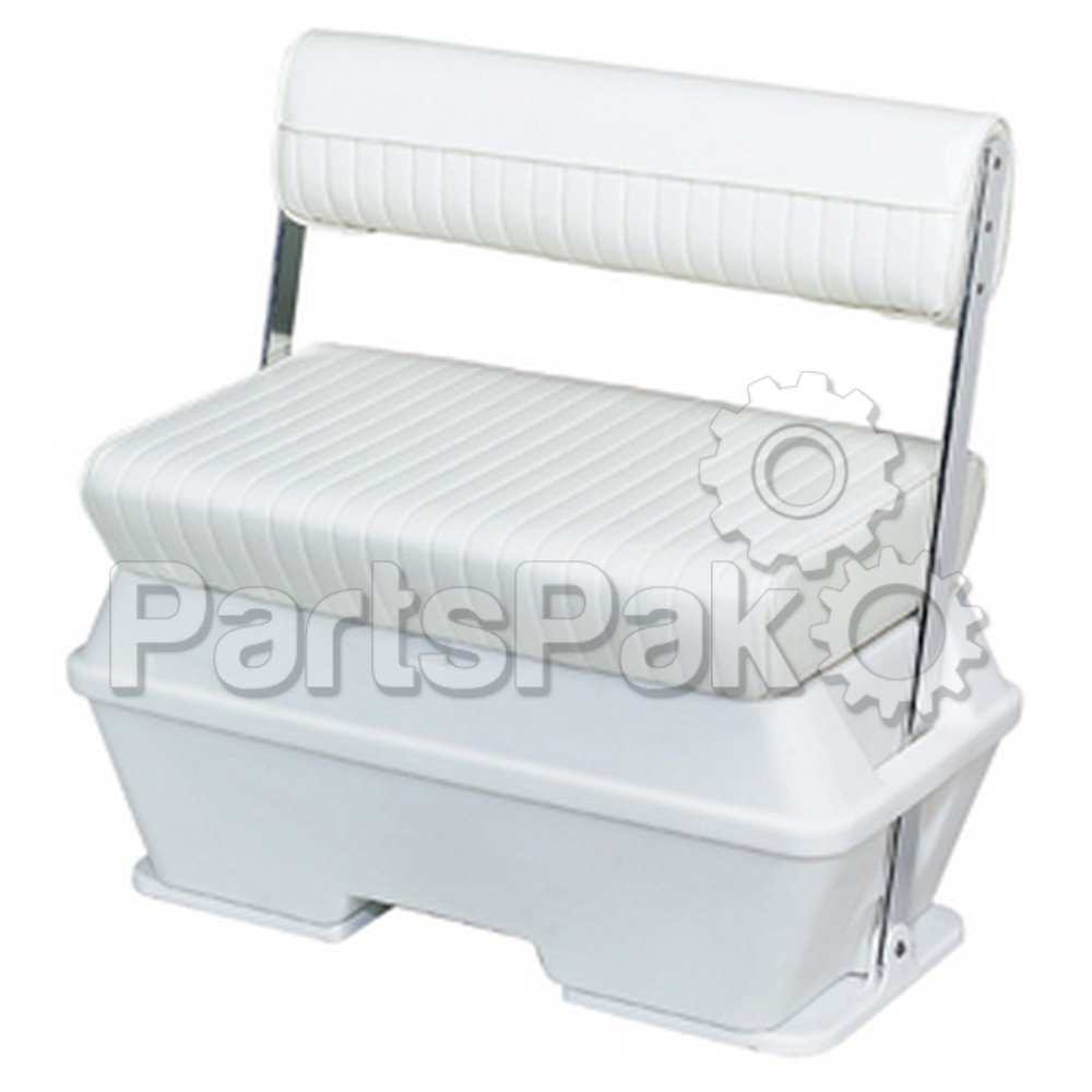 Wise Seats WD159710; 50 Qt Cooler Seat White