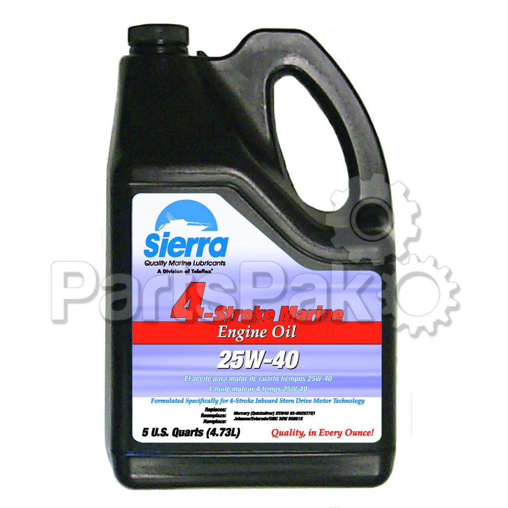 Sierra 18-9400-4; 25W40 Oil 5-Qt