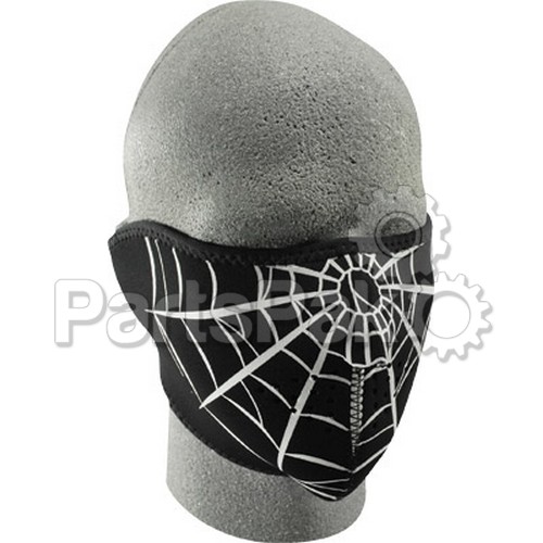 【MUCENT】WADI APPLIQUE LOGO HALF T★25SS★★男女兼用★ Zan WNFM055H; Half Face Mask Spider Web