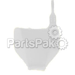 Acerbis 2141750002; Front Number Plate White; 2-WPS-21417-50002