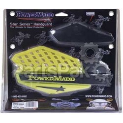 PowerMadd PM14206; Star Series Handguards (Yellow / Black); 2-WPS-18-95080