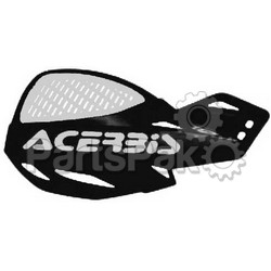 Acerbis 2072670001; Vented Uniko Handguards (Black; 2-WPS-20726-70001
