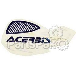 Acerbis 2072670002; Vented Uniko Handguards (White; 2-WPS-20726-70002