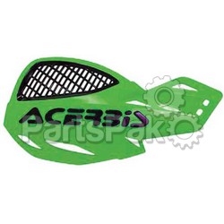 Acerbis 2072670006; Vented Uniko Handguards (Green; 2-WPS-20726-70006