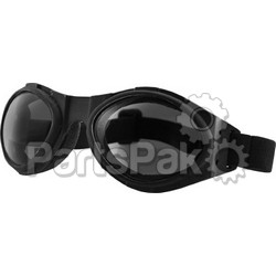 Bobster BA001R; Sunglasses Bugeye Black W / Smoke Reflective Lens; 2-WPS-26-4744