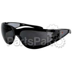 Bobster ESH201; Shield Ii Sunglasses Black W / Smoke Lens