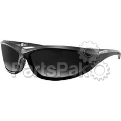 Bobster ECHA001; Charger Sunglasses Black W / Smoke Lens; 2-WPS-26-4860