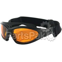 Bobster GXR001A; Gxr Sunglasses Black W / Amber Lens; 2-WPS-26-4906