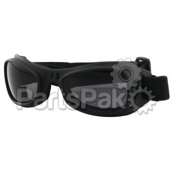Bobster BRR001; Sunglasses Road Runner Goggle Black W / Smoke Lens