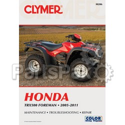 Clymer Manuals M206; Fits Honda 500 Foreman ATV Repair Service Manual; 2-WPS-27-M206