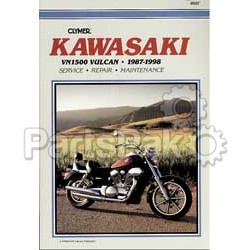 Clymer Manuals M3572; Fits Kawasaki Vn1500 Vulcan Motorcycle Repair Service Manual