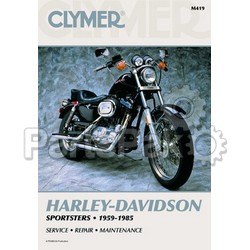 Clymer Manuals M419; Harley Davidson Sportsters Motorcycle Repair Service Manual
