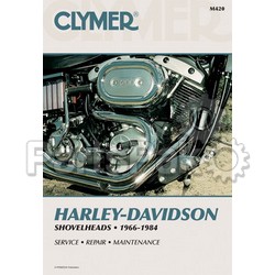 Clymer Manuals M420; Fits Harley Davidson 74/80 4 Speed Motorcycle Repair Service Manual