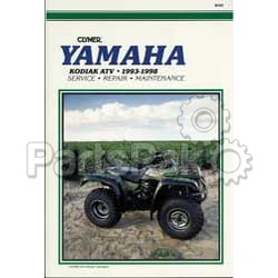 Clymer Manuals M493; Yamaha YFM 400Fw Kodiak 93-98 Clymer Manual