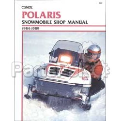 Clymer Manuals S832; Fits Polaris Snowmobile Repair Service Manual; 2-WPS-27-S832