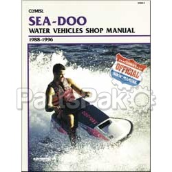 Clymer Manuals W8093; Fits Sea-Doo Fits SeaDoo PWC Jet ski Repair Service Manual