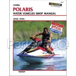Clymer Manuals W819; Fits Polaris PWC Jet ski Repair Service Manual
