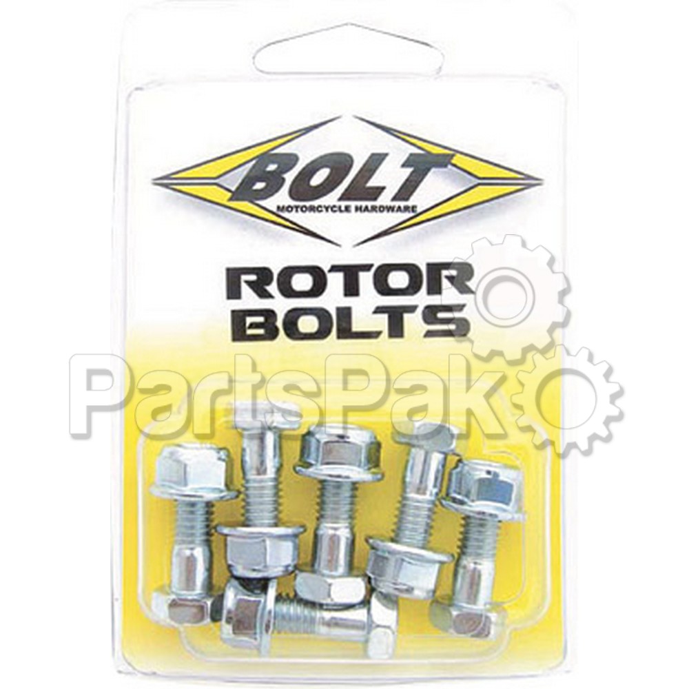 Bolt 2009-HRTR; Rotor Bolts 6-19Mm 6-Pack