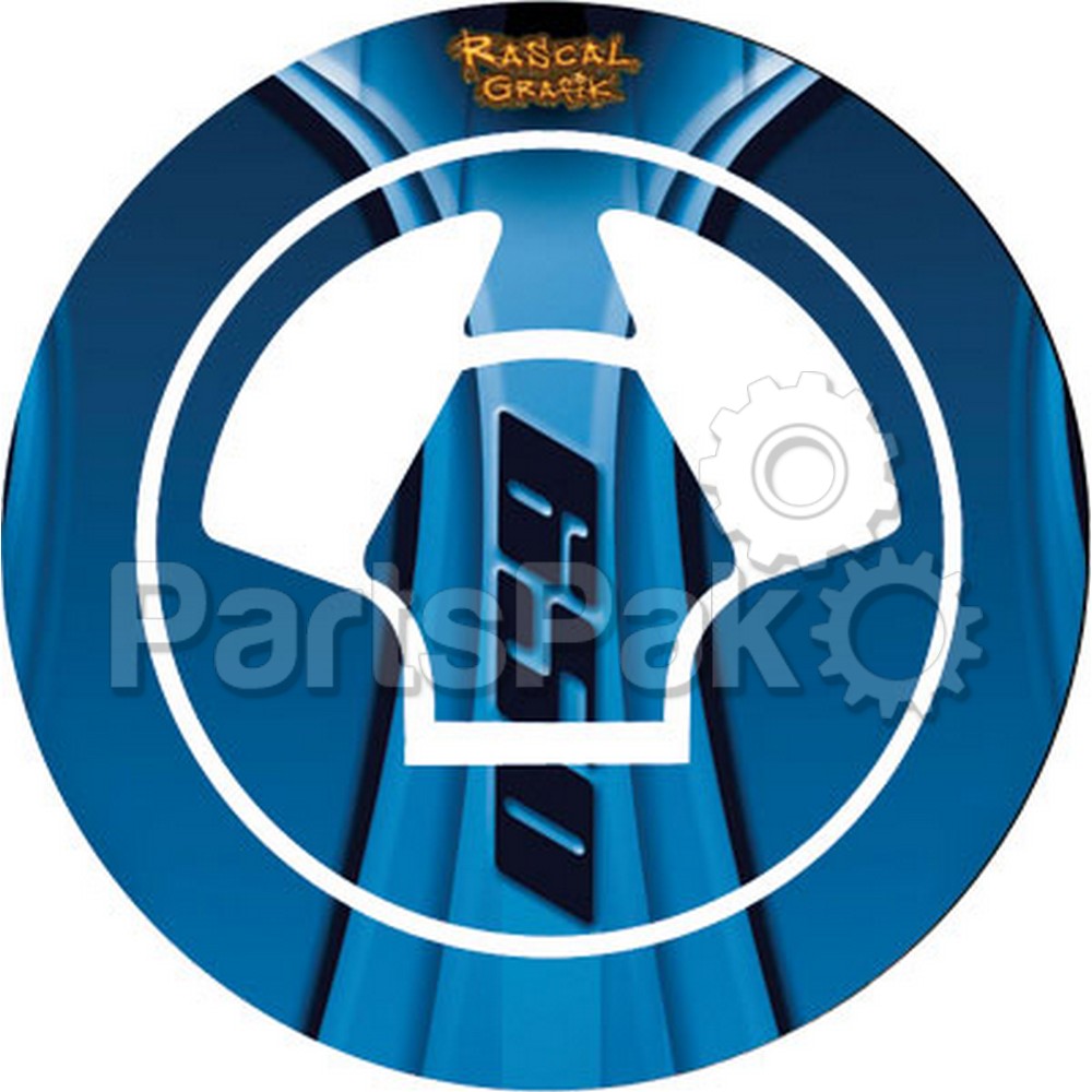 Rascal Grafik RA36702; Gas Cap Prot Fits Kawasaki Ninja 650/Er6N Blue