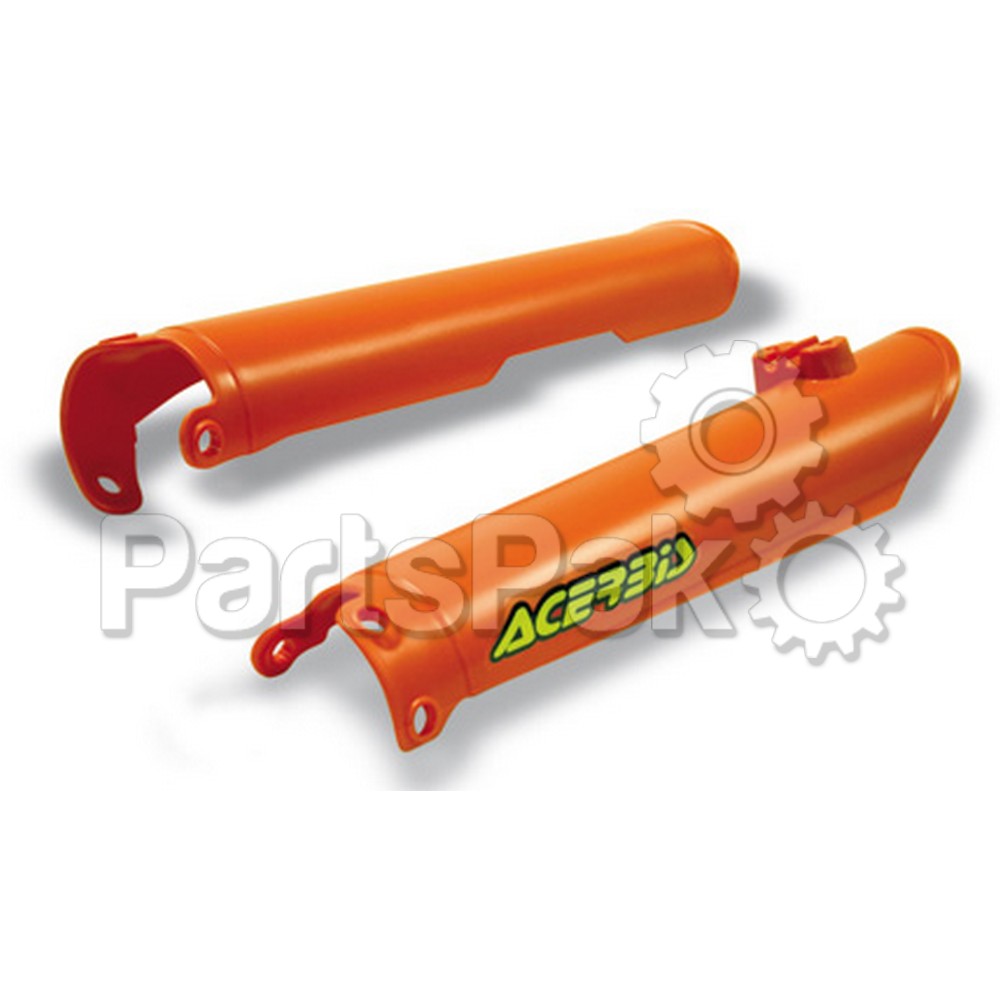 Acerbis 2113750237; Lower Fork Cover Set (Orange)
