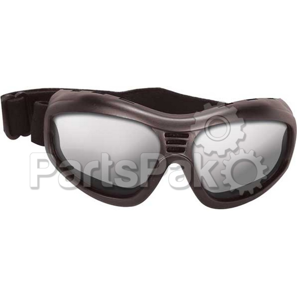 Bobster BT2001C; Sunglasses Touring Ii Black With Clear Lens