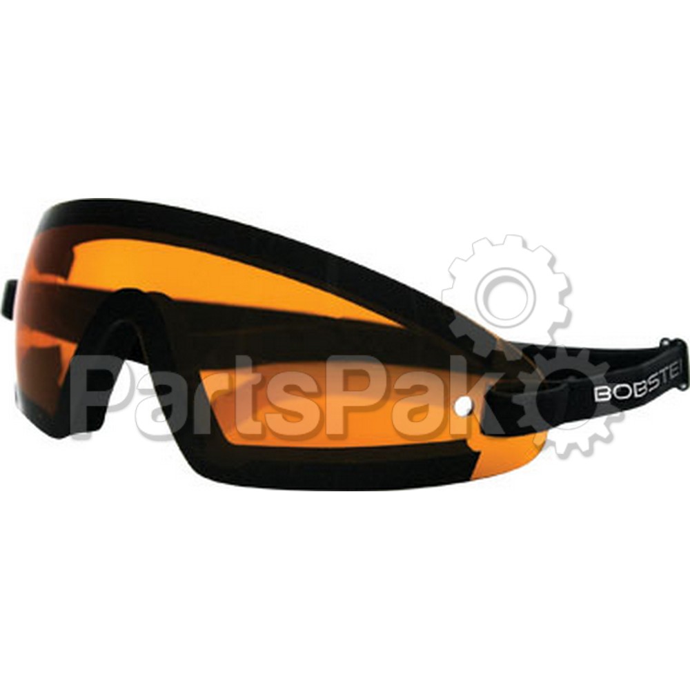 Bobster BW201A; Sunglasses Wrap Around Black W / Amber Lens