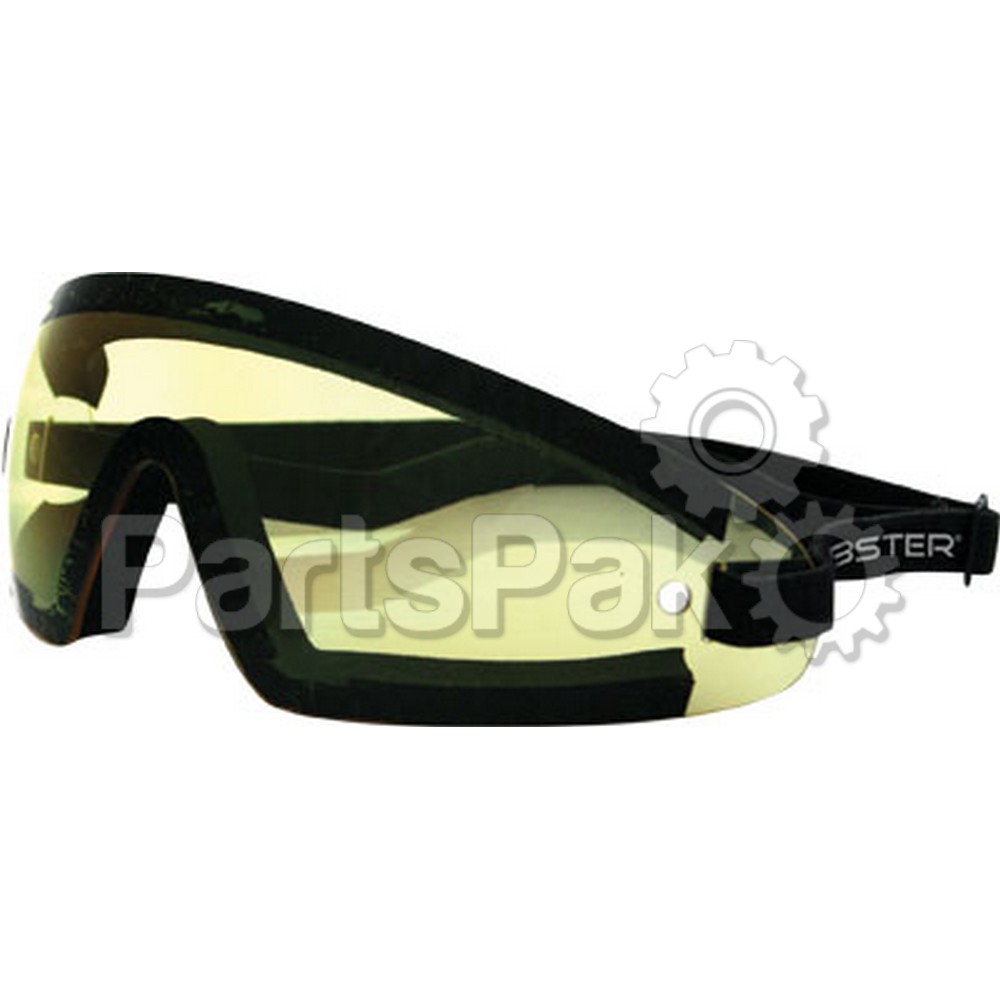 Bobster BW201Y; Sunglasses Wrap Around Black W / Yellow Lens