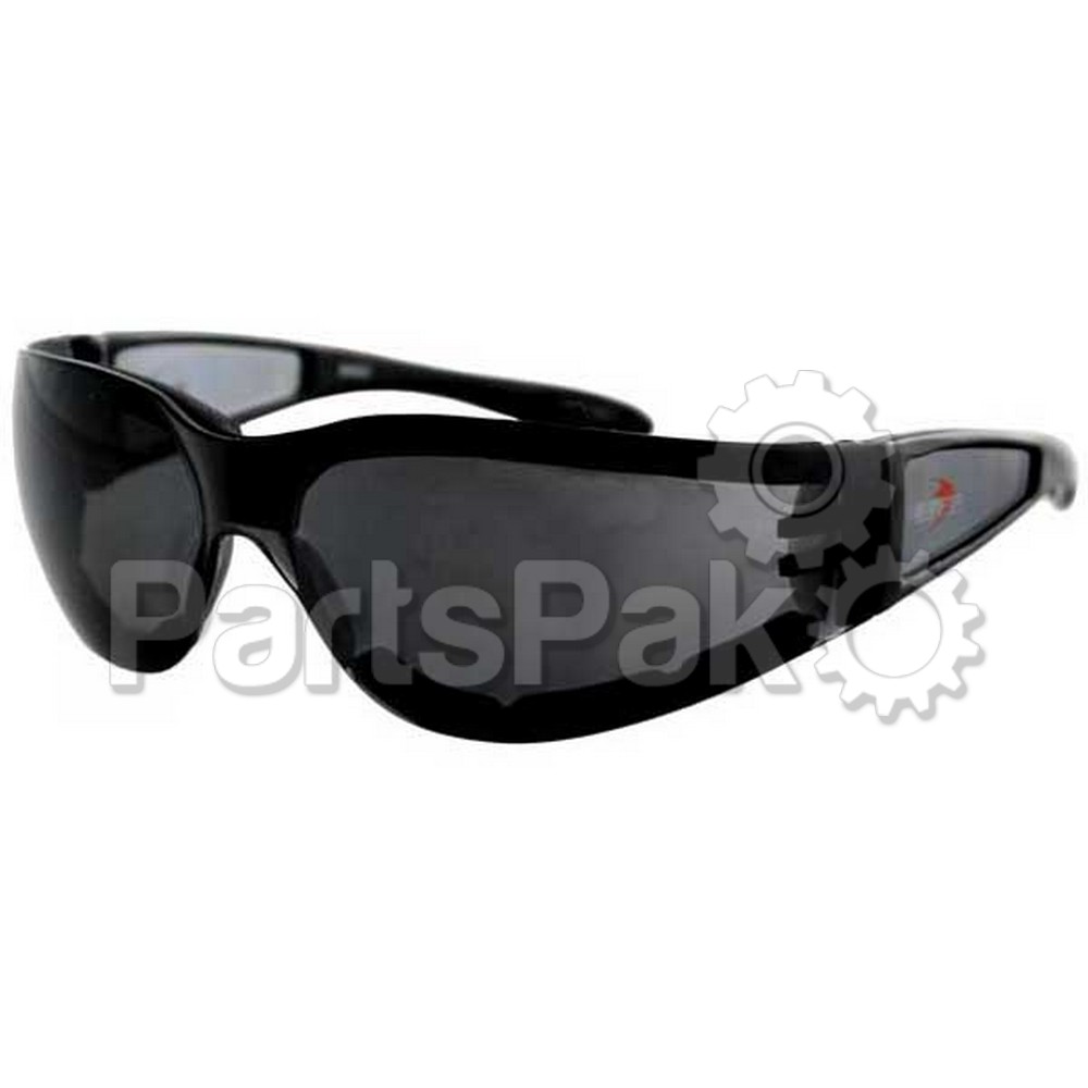 Bobster ESH204; Shield Ii Sunglasses Black W / Yellow Lens