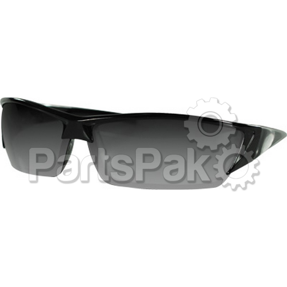 Bobster EZUT01; Utah Sunglass Black Smoke Lens