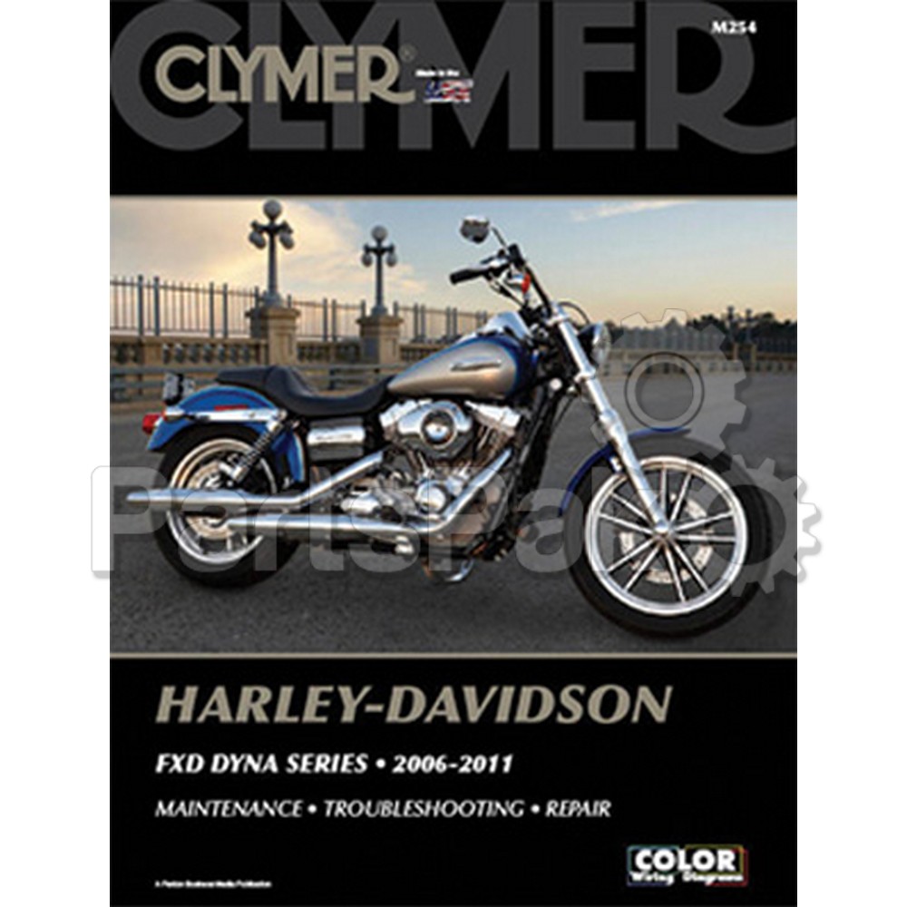 Clymer Manuals M254; Fits Harley Davidson Dyna Motorcycle Repair Service Manual