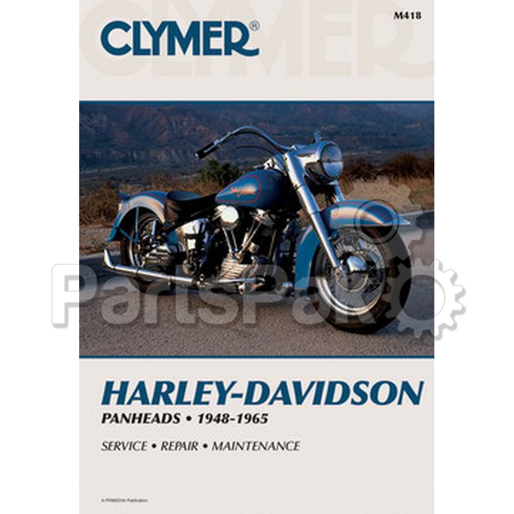 Clymer Manuals M418; Fits Harley Davidson Panhead Motorcycle Repair Service Manual
