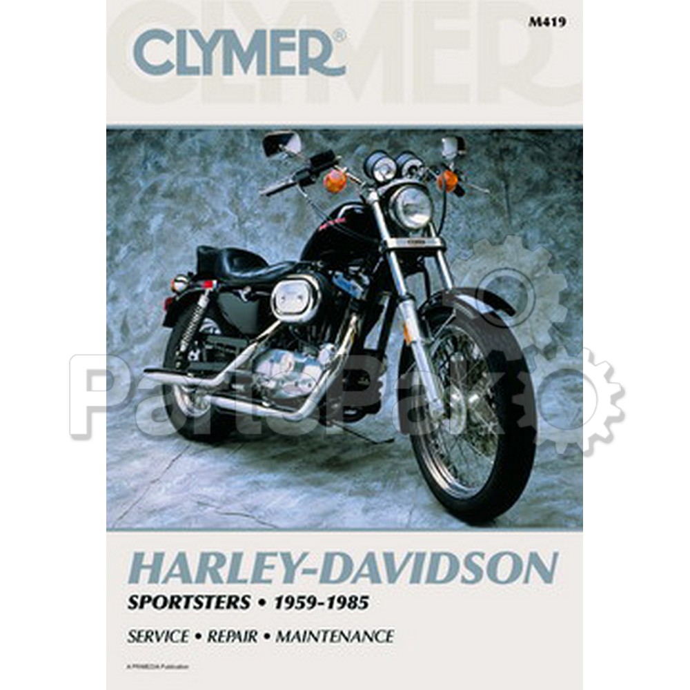 Clymer Manuals M419; Fits Harley Davidson Sportsters Motorcycle Repair Service Manual